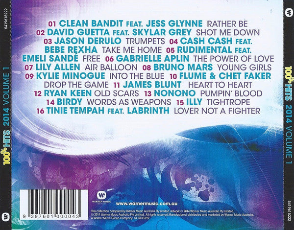 Various : 100% Hits - 2014 Volume 1 (CD, Comp)