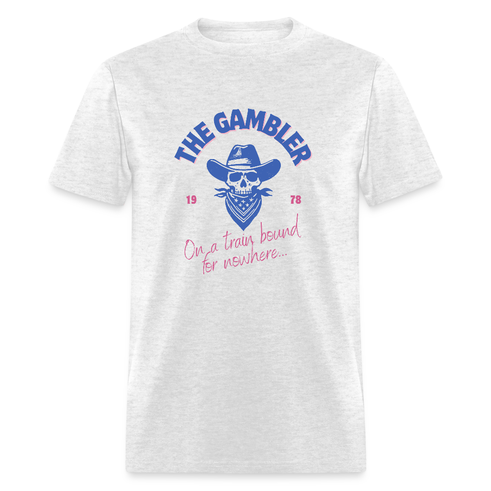 The Gambler Tee - light heather gray