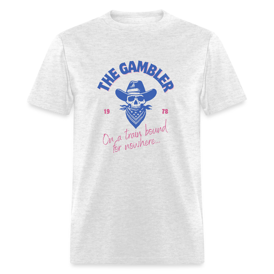 The Gambler Tee - light heather gray