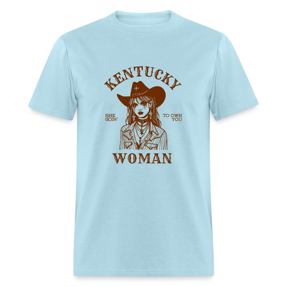 Kentucky Woman Tee - powder blue