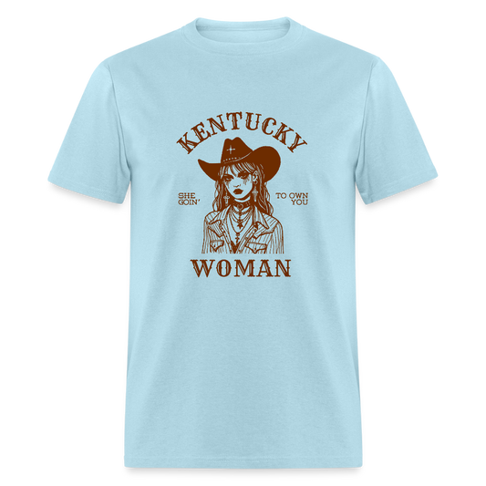 Kentucky Woman Tee - powder blue