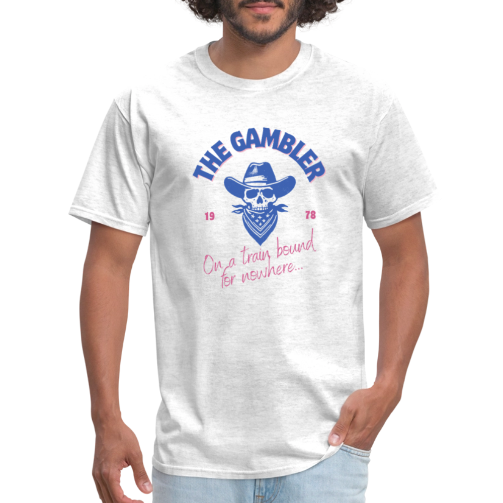 The Gambler Tee - light heather gray