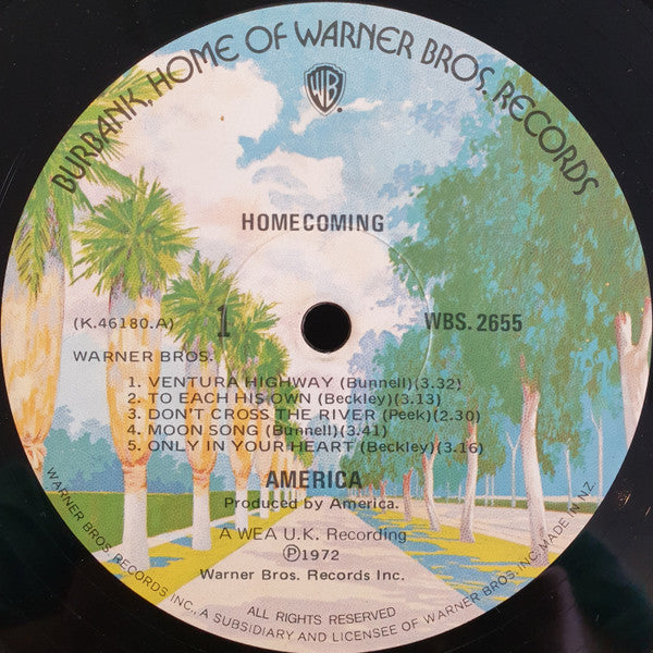 America (2) : Homecoming (LP, Album)