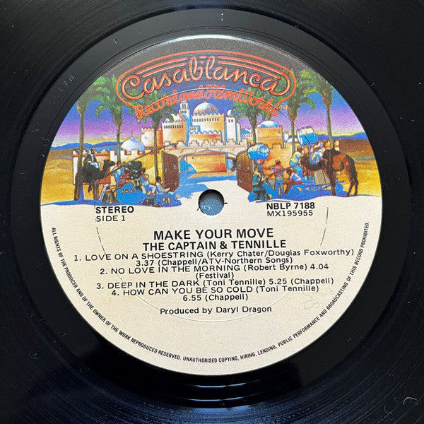 Captain And Tennille : Make Your Move (LP)