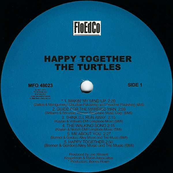 The Turtles : Happy Together (LP, Album, RE)