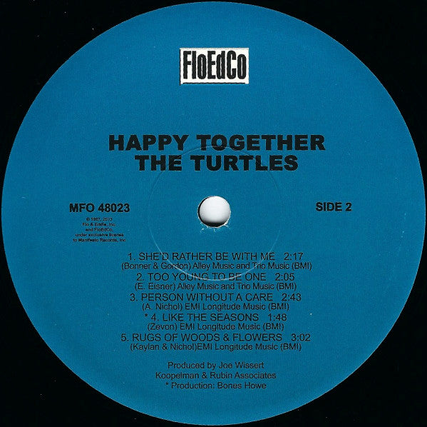 The Turtles : Happy Together (LP, Album, RE)