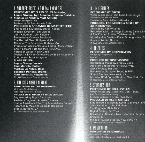 Various : The Faculty (Music From The Dimension Motion Picture) (CD, Album, Comp)