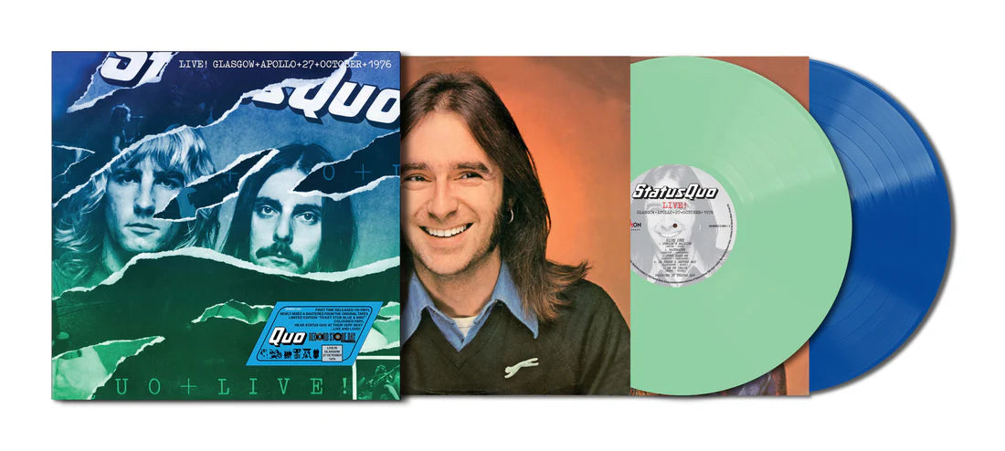 Status Quo - Live In Glasgow 27th October 1976 (140g Mint and Blue LP)