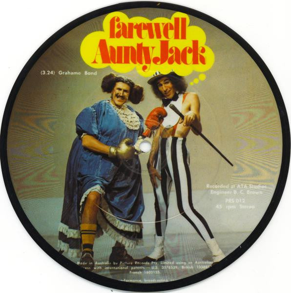Aunty Jack / Grahame Bond - Farewell Aunty Jack (7" Picture Disc)