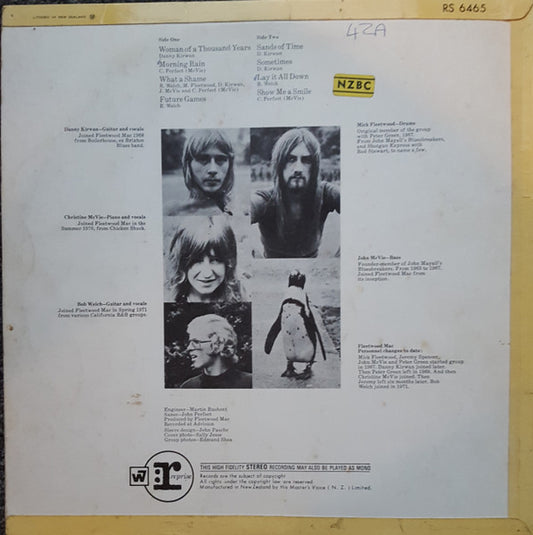 Fleetwood Mac : Future Games (LP, Album, Yel)