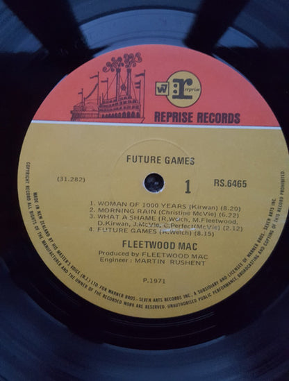 Fleetwood Mac : Future Games (LP, Album, Yel)