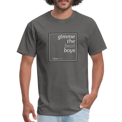 Gimme The Beat Boys Tee - charcoal