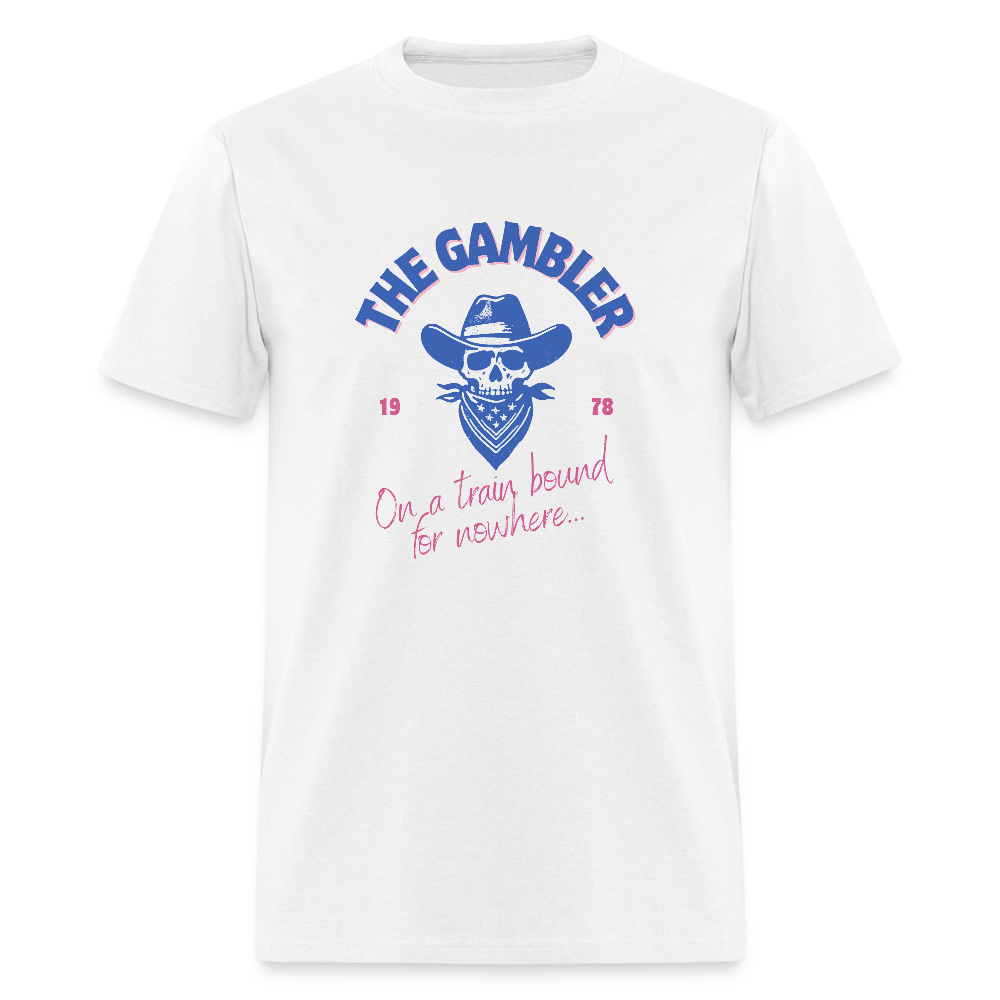 The Gambler Tee - white