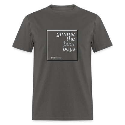 Gimme The Beat Boys Tee - charcoal