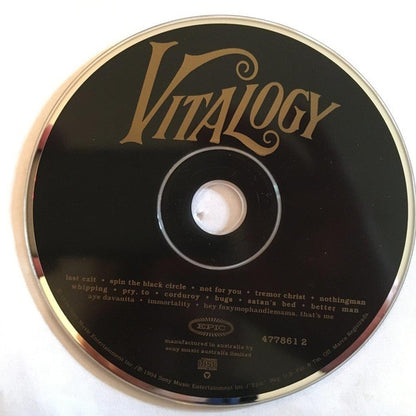 Pearl Jam : Vitalogy (CD, Album, SMA)