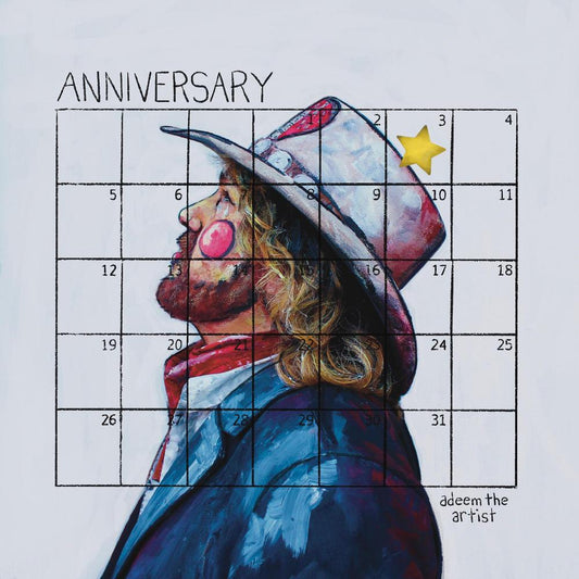 ADEEM THE ARTIST - ANNIVERSARY (METALLIC SILVER LP)