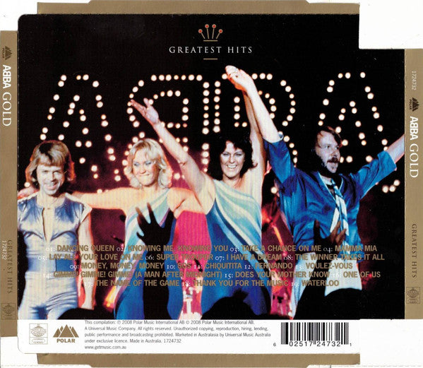 ABBA : Gold (Greatest Hits) (CD, Comp, RE, RM, Sup)